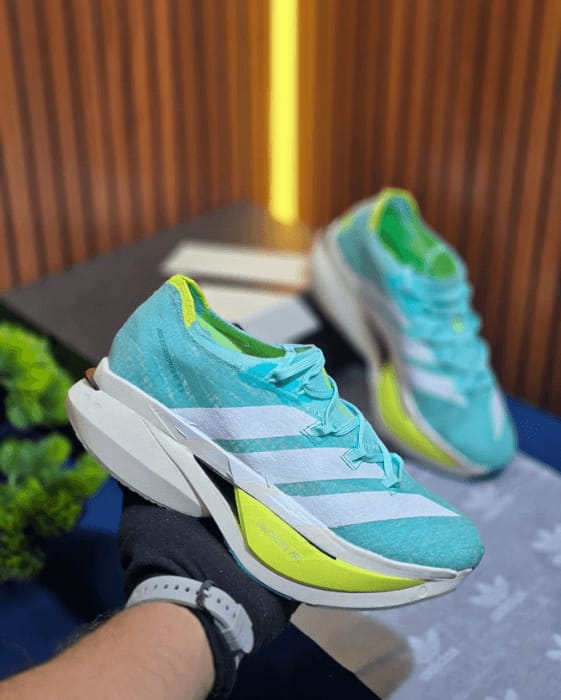 Adidas Adizero Prime X3 Strung - Flash AquaZero Metallic Lucid Lemon